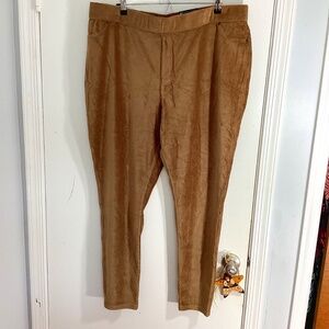 HUE Corduroy Tan Leggings
